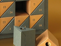 Leporello Triangle Boxes Advent Calendar